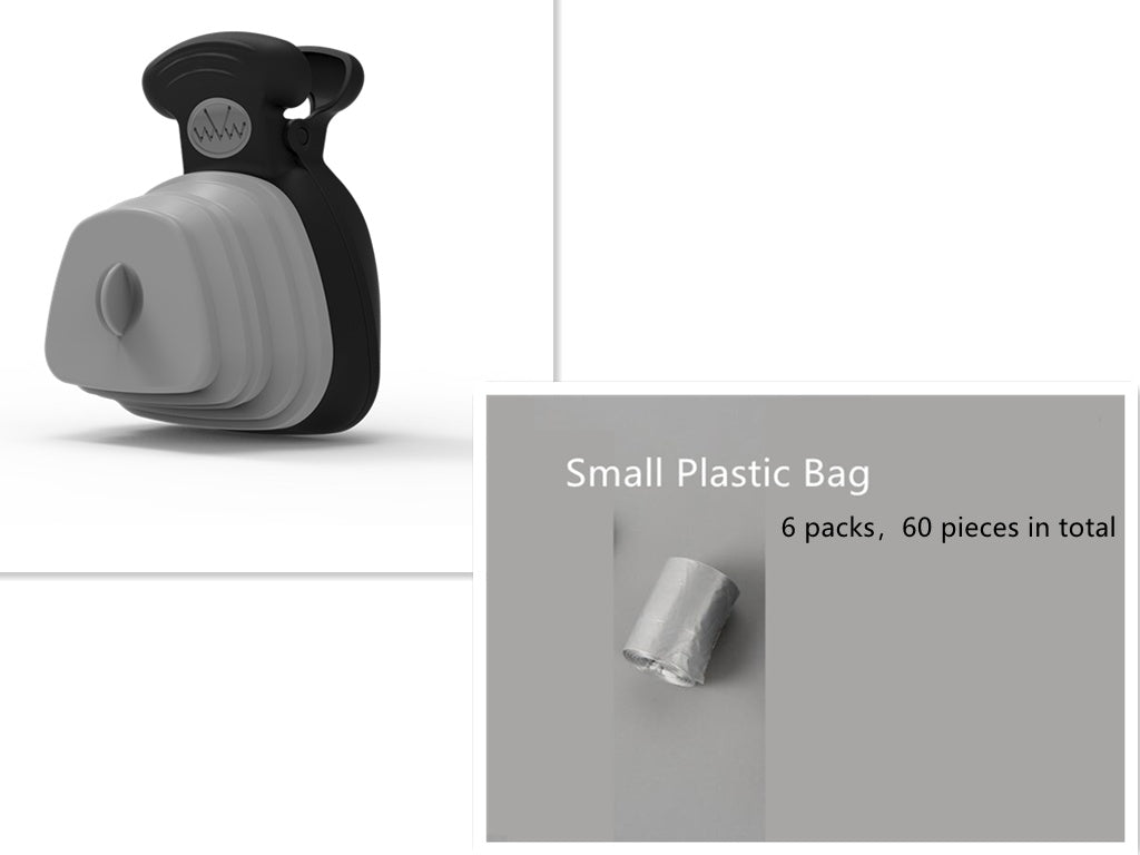 Portable Poop Bag Dispenser with Scoop