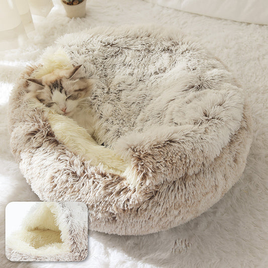 Plush Shell Pet Bed