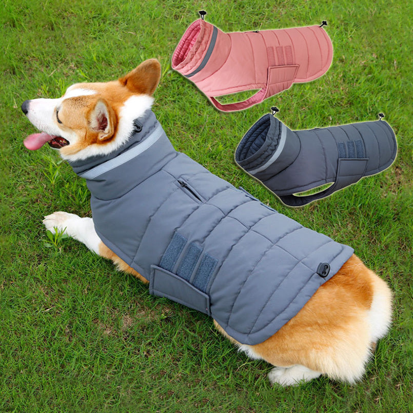 Winter Waterproof Dog Coat – Warm & Thick Vest