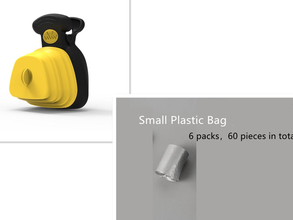 Portable Poop Bag Dispenser with Scoop