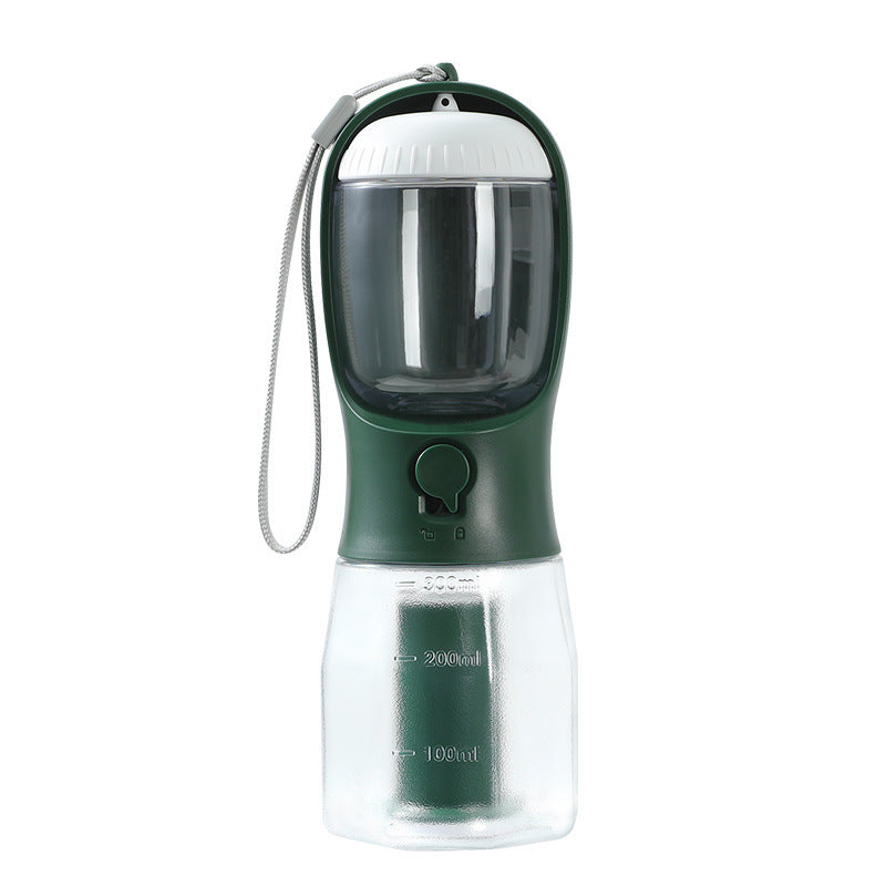 3-in-1 Portable Dog Water Bottle & Feeder