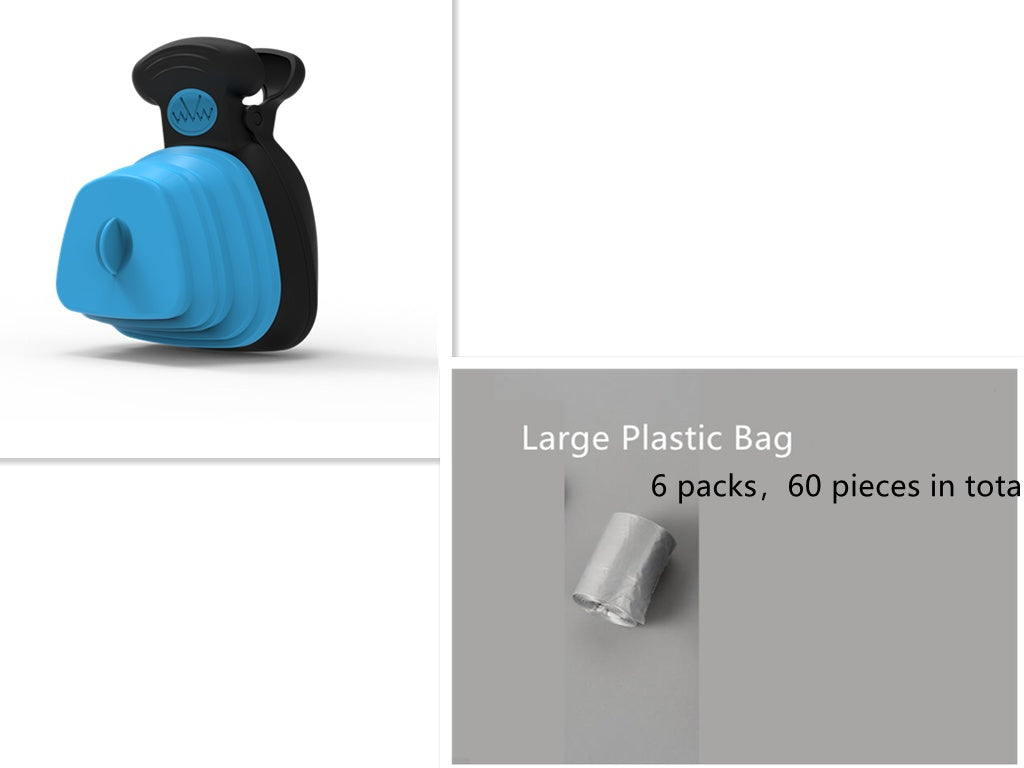 Portable Poop Bag Dispenser with Scoop