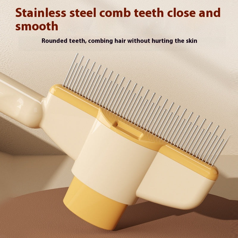 Pet Comb with Release Button