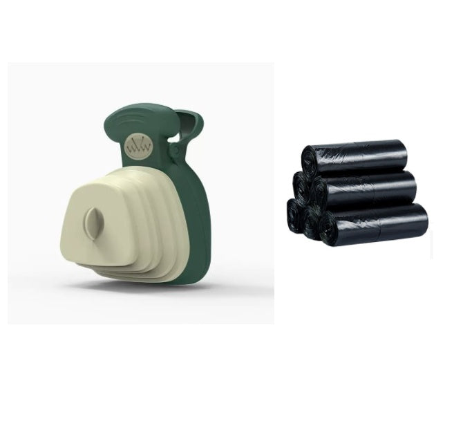 Portable Poop Bag Dispenser with Scoop